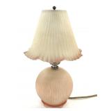 Boudoir Lamp Glass Base & Shade