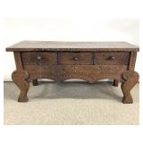Nahuala Console Table Guatemala w Animal Legs