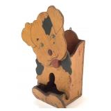 Nodding Dog Folk Art Matchbox Holder 1952