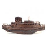 Carved Boat Folk Art