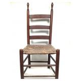 Antique Ladder-Back Side Chair