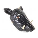 Hand Carved Wild Boar Dance Mask