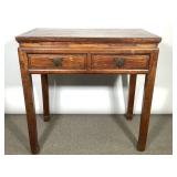 Chinese Tall Work Table 2 Drawers