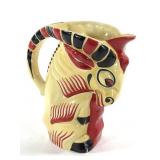Erphila Czech Ceramic Goat Pitcher #1048