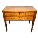 Antique 2 Drawer Work Table