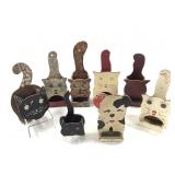 Cat & Dog Folk Art Matchbox Holders