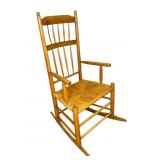 Antique Spindle Back Country Rocking Chair