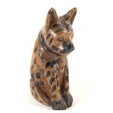 Folk Art Carved Figure Albert Dalley WI Signed