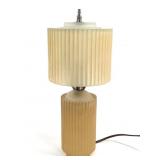 1930-40s Era Glass Boudoir Lamp w Glass Shade