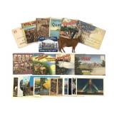 Vtg Souvenir Postcards Advertising Cards