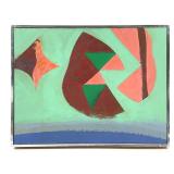 Wm Itter Unsigned Abstract Forms Painting