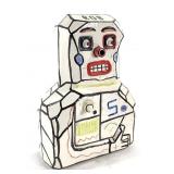 Bulwinkle Ceramic Sculpture Robot Rob