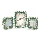 Prison Art Folded Cigarette / Gum Wrapper Frame