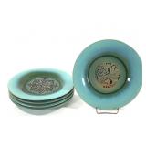 5 Romany Tiles Plates U.S. Quarry Tile Co.