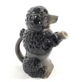 Erphila Black Poodle Dog Teapot