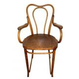 Bentwood Thonet Style Tall Billiards Chair