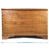 Antique American Single Plank Dovetail Chest