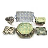 B Weiss Nerikomi Style Ceramics 13 Pcs