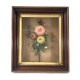 Victorian Shadowbox Floral Display