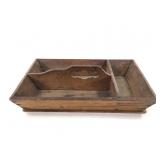 Antique Wood Utensil Tote