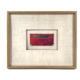 Tom Lundberg Brenner Pass 1982 Framed Embroidery