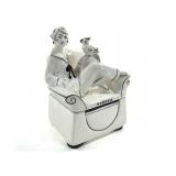 German Figural Art Deco Trinket or Powder Box