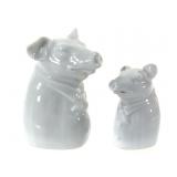 Limoges Ceramic Pig S&P Set