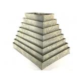 Patterned Metal Telescoping Lamp / Clg Shade