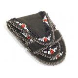 Native American Beaded Double-Flap Pouch