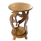 Kokopelli Table Custom Inlaid Wood