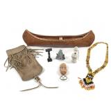 Beaded Necklace W/ Memorabilia