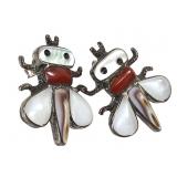 Zuni Sensa Eustace Dragonfly Earrings 4.6g TW