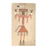 Native American Sand Art Piece on Cork Board