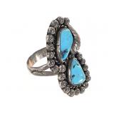 Unmarked Turquoise Ring 9.1g TW