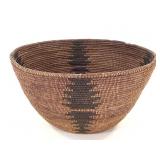 Southwestern Geometric Coiled Basket Bowl