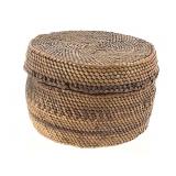 Makah Finely Twined Sm. Lidded Box