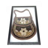 1920s Iroquois Beaded Purse in Display Case