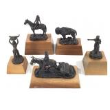 Hallmark Indians of the Plains Bronze Sculptures