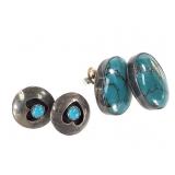 C. JIM+ Sterling Turquoise Earrings 7.3g TW