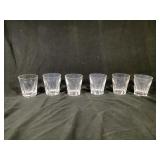 6 Old Fashion Waterford Crystal Tumblers+