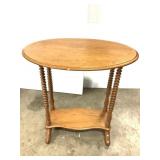 Vtg Spindle Leg Hallway Table