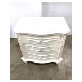 Vtg 3-Drawer Bedside Table