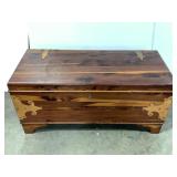 Large Cedar Chest w Metal Accents