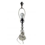 Clear Acrylic Stacked Ball Table Lamp