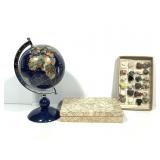 Onyx Chess Set Rock Min Spec Bx Gemstone Wrld Glob