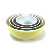 Vintage Pyrex Ovenware Mixing Bowl Set