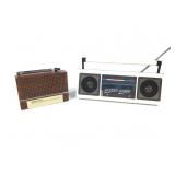 Crystal Controlled Weather Radio & Portable Stereo