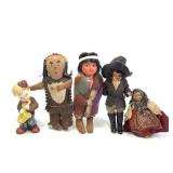 4 Dolls Bully Good Skookum+ MIOJ Porcelain Boy