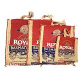 Vtg Royal Basmati Rice Sacks