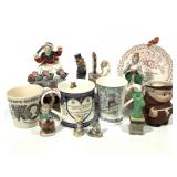 Musical Figurines, Mugs, Liberty Trinket Box +
